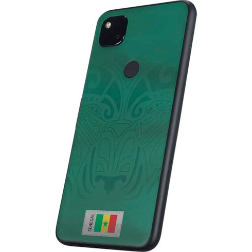 Senegal Soccer Flag Google Pixel 4a Skin
